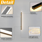 6500K Cool Outdoor Wall Light Modern Porch