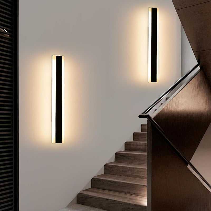 6500K Cool Outdoor Wall Light Modern Porch
