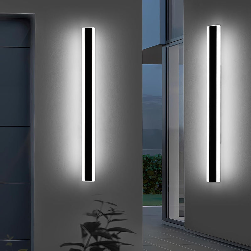 6500K Cool Outdoor Wall Light Modern Porch