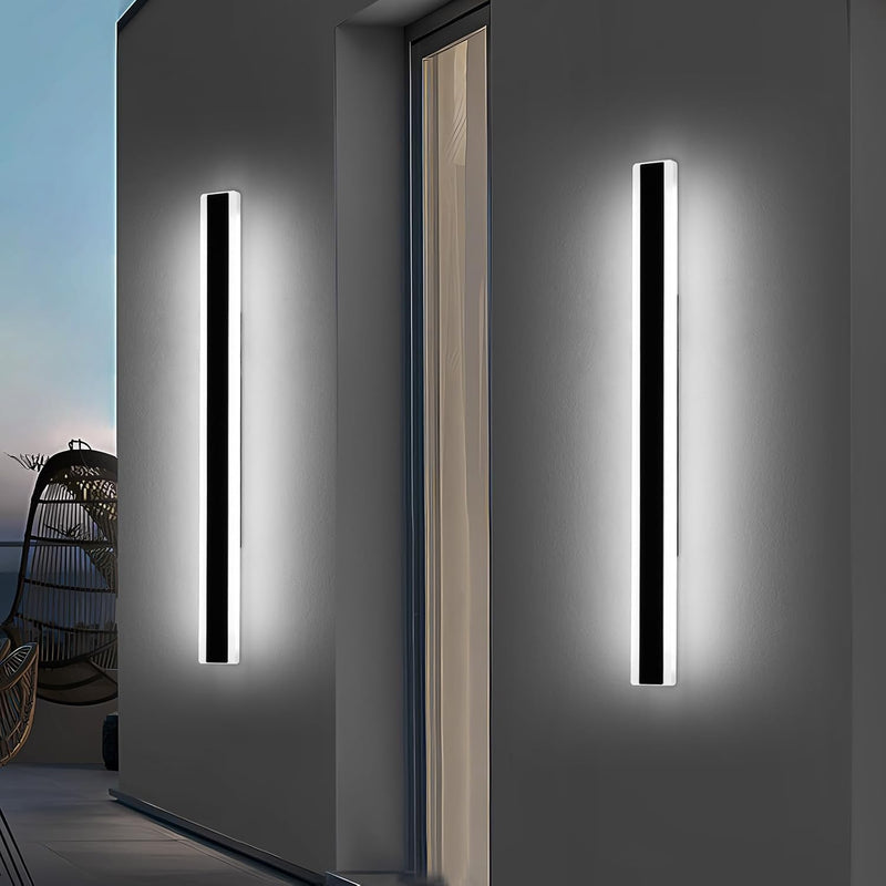 6500K Cool Outdoor Wall Light Modern Porch