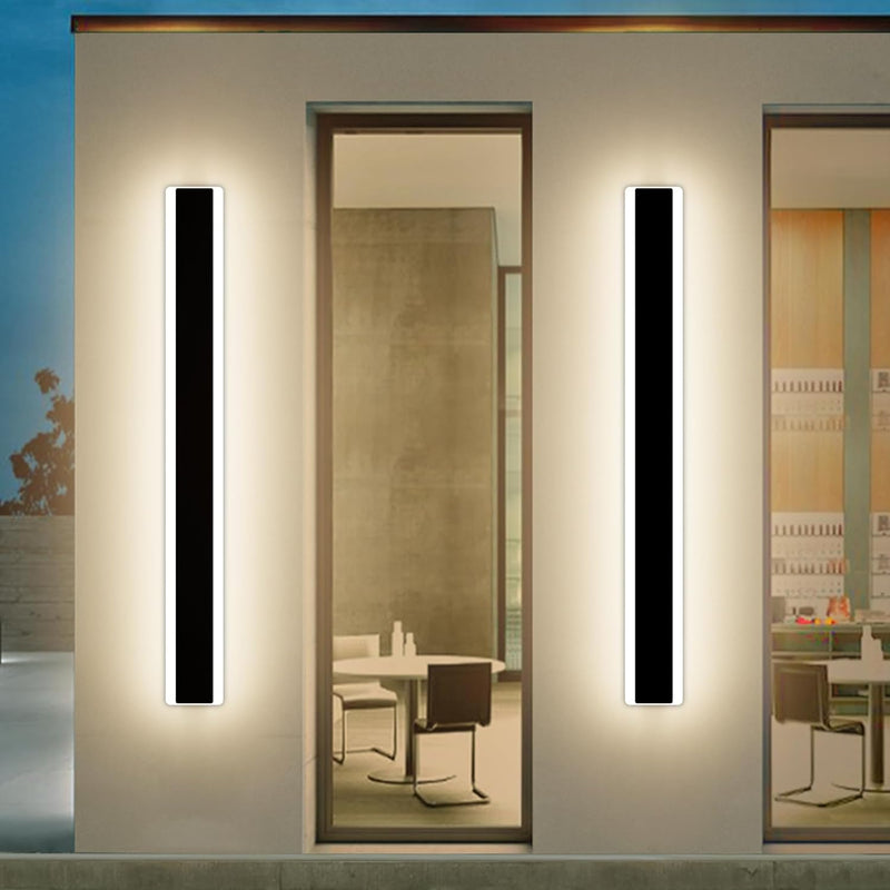 6500K Cool Outdoor Wall Light Modern Porch
