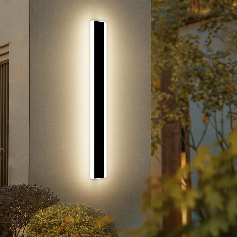 6500K Cool Outdoor Wall Light Modern Porch