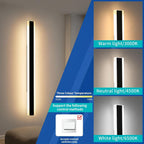 6500K Cool Outdoor Wall Light Modern Porch