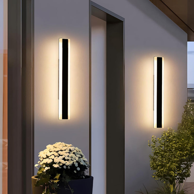6500K Cool Outdoor Wall Light Modern Porch