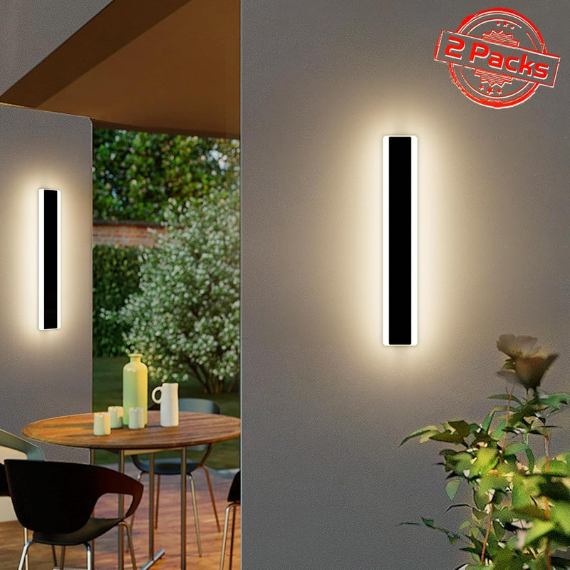 6500K Cool Outdoor Wall Light Modern Porch