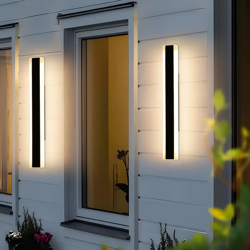 6500K Cool Outdoor Wall Light Modern Porch