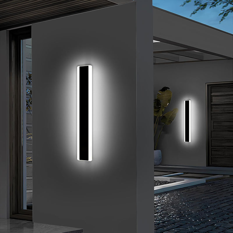 6500K Cool Outdoor Wall Light Modern Porch