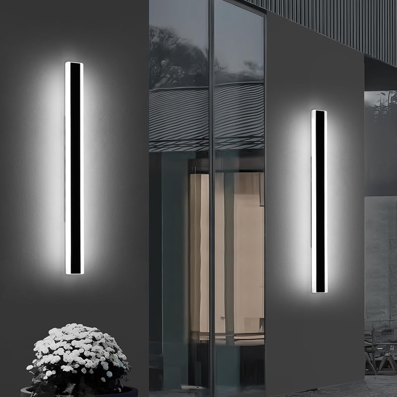 6500K Cool Outdoor Wall Light Modern Porch