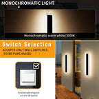 6500K Cool Outdoor Wall Light Modern Porch