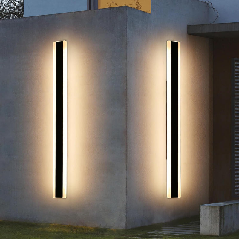 6500K Cool Outdoor Wall Light Modern Porch
