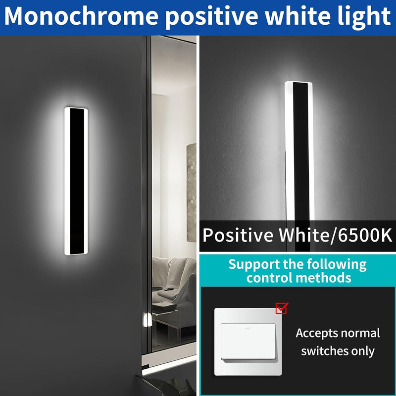 6500K Cool Outdoor Wall Light Modern Porch