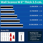 6500K Cool Outdoor Wall Light Modern Porch