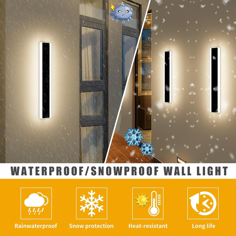 6500K Cool Outdoor Wall Light Modern Porch