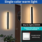 6500K Cool Outdoor Wall Light Modern Porch