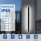 6500K Cool Outdoor Wall Light Modern Porch