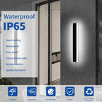 6500K Cool Outdoor Wall Light Modern Porch