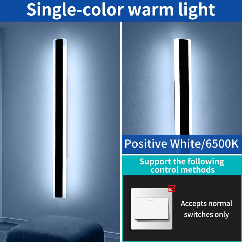 6500K Cool Outdoor Wall Light Modern Porch