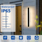 6500K Cool Outdoor Wall Light Modern Porch