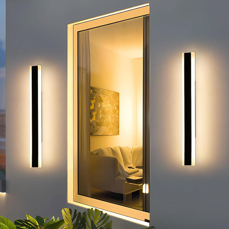 6500K Cool Outdoor Wall Light Modern Porch