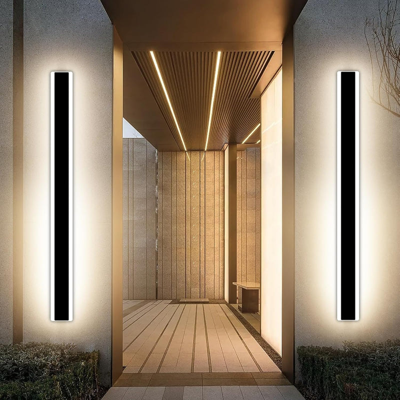 6500K Cool Outdoor Wall Light Modern Porch