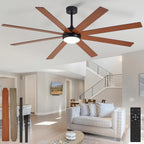 66" Ceiling Fans with Lights: Large