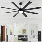 66" Ceiling Fans with Lights: Large