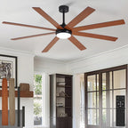 66" Ceiling Fans with Lights: Large