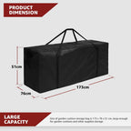 670L Extra Large Garden Cushion Storage Bag