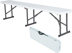 6FT 1.83 M Fold in Half Bench