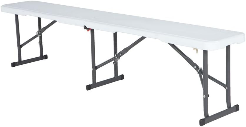 6FT 1.83 M Fold in Half Bench