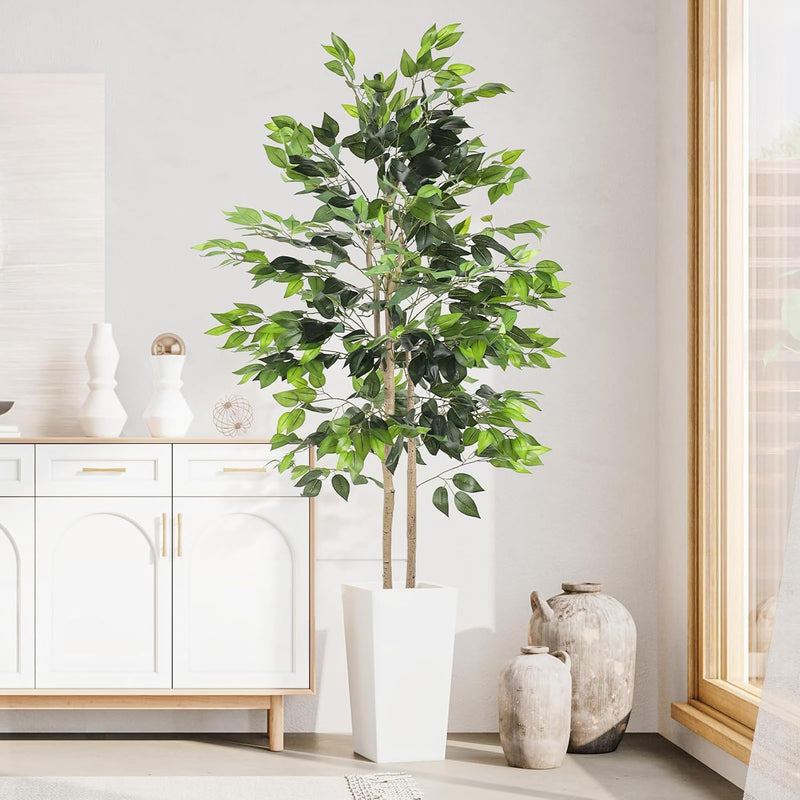 6FT Artificial Dracaena Tree with Tall Pot