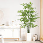 6FT Artificial Dracaena Tree with Tall Pot