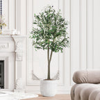 6FT Artificial Dracaena Tree with Tall Pot