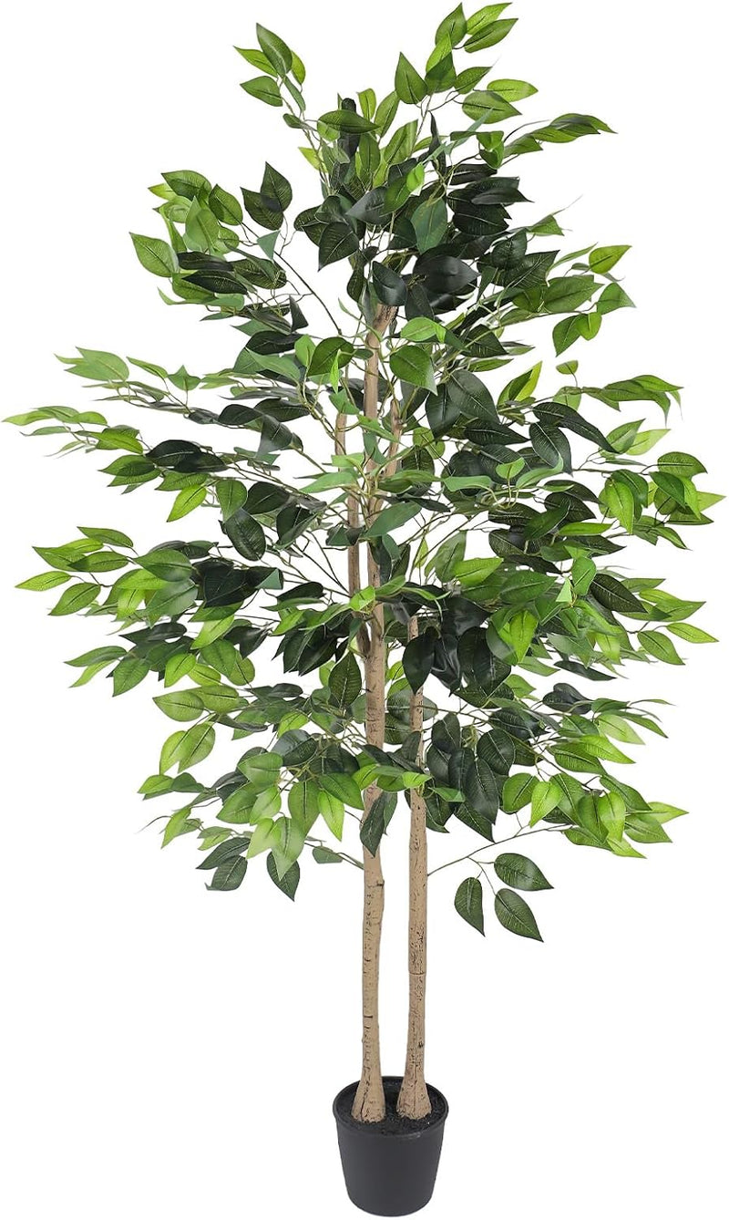 6FT Artificial Dracaena Tree with Tall Pot