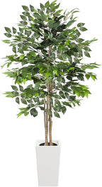 6FT Artificial Dracaena Tree with Tall Pot