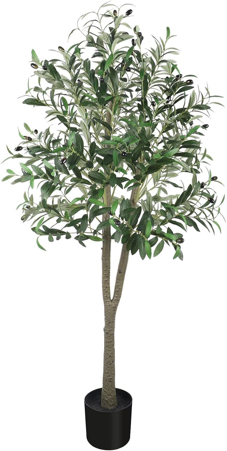 6FT Artificial Dracaena Tree with Tall Pot