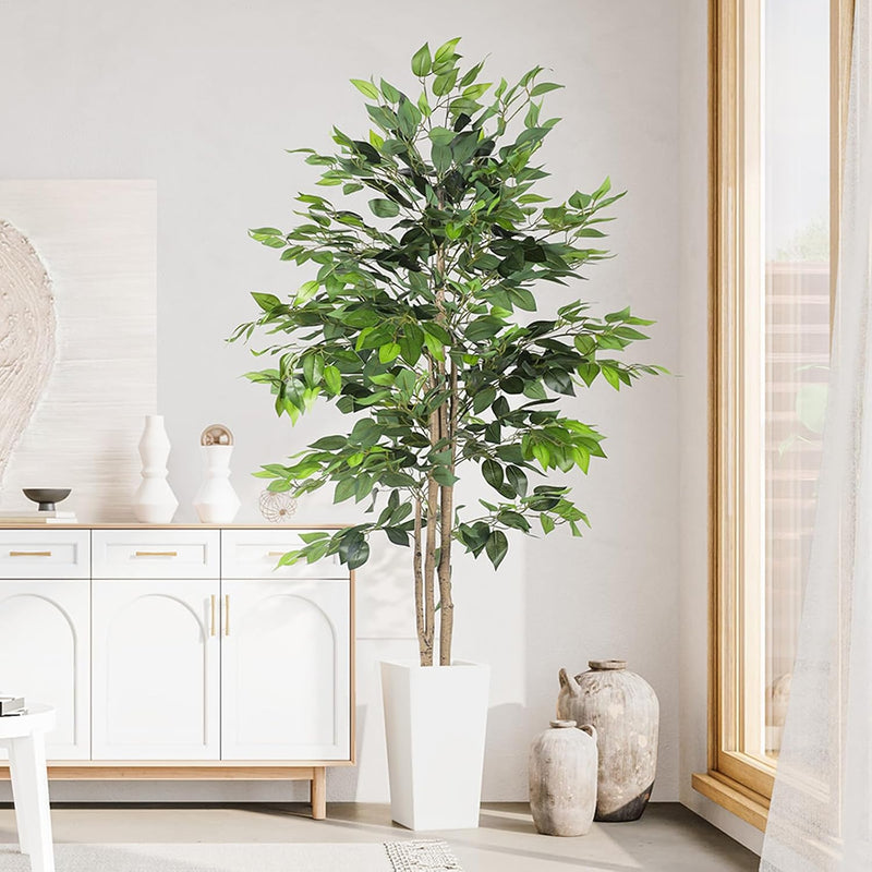 6FT Artificial Dracaena Tree with Tall Pot
