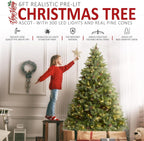 6FT 'ascot' Pre-Lit Christmas Tree with 300 Built-In