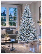 6FT Pre-Lit Royal Snow Fir Christmas Tree