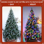 6FT Prelit Artificial Hinged Christmas Tree