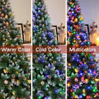 6FT Prelit Artificial Hinged Christmas Tree