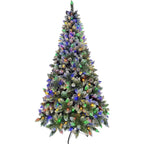 6FT Prelit Artificial Hinged Christmas Tree