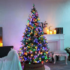 6FT Prelit Artificial Hinged Christmas Tree