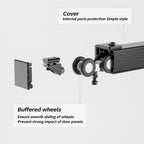 6FT Sliding Barn Door Kit Doors Hardware