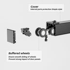 6FT Sliding Barn Door Kit Doors Hardware