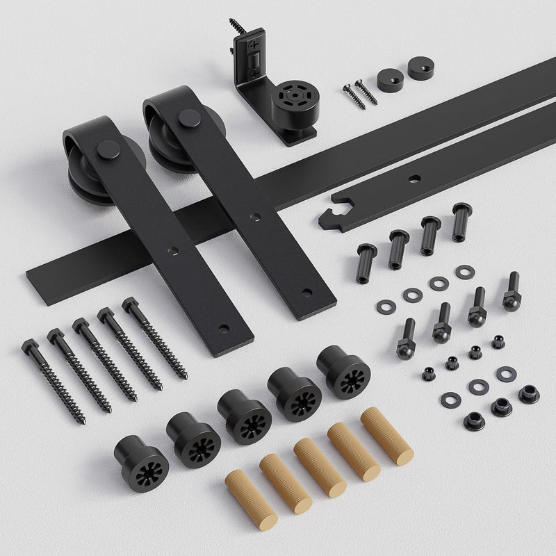 6FT Sliding Barn Door Kit Doors Hardware