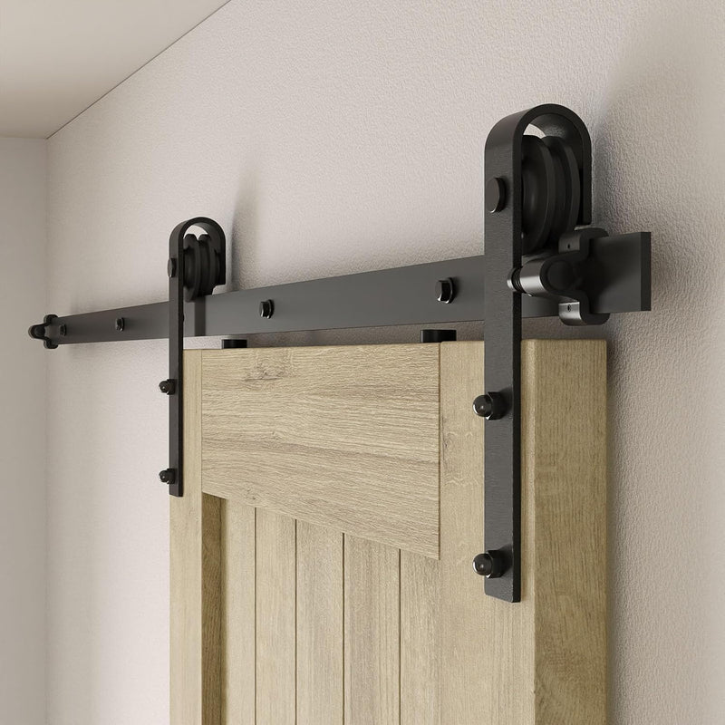 6FT Sliding Barn Door Kit Doors Hardware