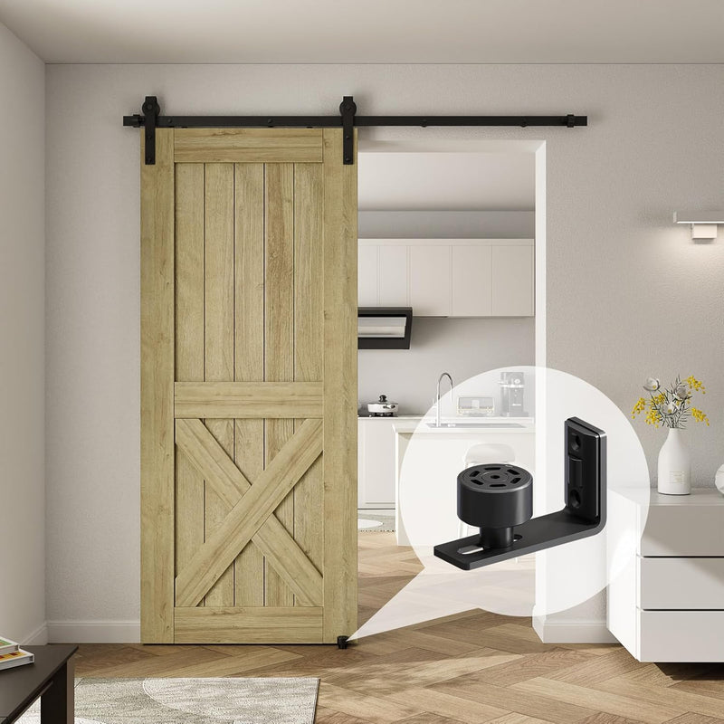 6FT Sliding Barn Door Kit Doors Hardware