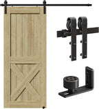 6FT Sliding Barn Door Kit Doors Hardware