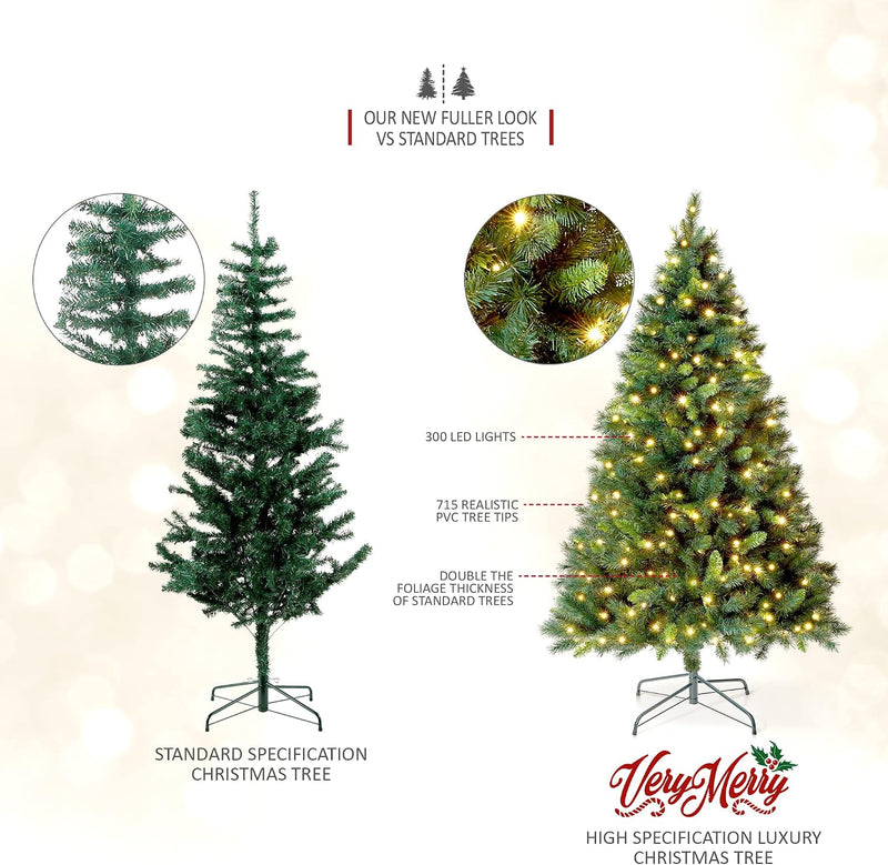 6FT 'snowhill' Pre Lit Christmas Tree
